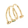 Colorful Cubic Zirconia Adjustable Rings X-RJEW-F135-05G-3