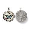 Tibetan Style Alloy Pendants TIBE-F013-01AS-A01-2