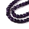 Natural Lepidolite Beads Strands G-N342-128-1-3