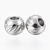 Tarnish Resistant 304 Stainless Steel Beads STAS-G154-36-4mm-2