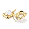 Eco-Friendly Brass Charms KK-H762-04G-3