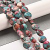 Synthetic Regalite/Imperial Jasper/Sea Sediment Jasper Beads Strands G-F765-M01-01-2