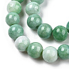 Opaque Crackle Glass Round Beads Strands GLAA-T031-01L-2