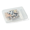12Pcs 6 Styles Alloy Pendant ENAM-FS0001-81-6
