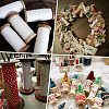 10Pcs 2 Colors Wood Sewing Embroidery Thread Spool WOOD-SC0002-35-7