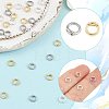 18Pcs Brass Ring Charm Connectors KK-FS0002-16S-2