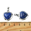 Natural Dyed Lapis Lazuli Pendants G-C114-03P-23-3