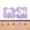 Printed Acrylic Beads OACR-D041-02B-3