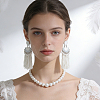 Zinc Alloy Tassel Chandelier Earrings PC6509-1-2
