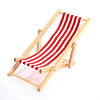 Miniature Foldable Wooden Beach Lounge Chair Display Decorations MIMO-PW0001-061A-02-1