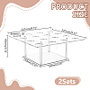 16-Hole Square Acrylic Ice Cream Display Stands ODIS-WH0030-358-2