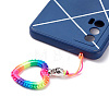 Heart Braided Nylon Cord Mobile Accessories HJEW-JM00607-01-2