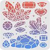 Plastic Reusable Drawing Painting Stencils Templates DIY-WH0202-273-1