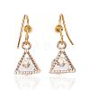 Brass Dangle Earrings EJEW-JE02326-2