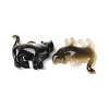Natural Black Lip Shell Pendants X-SSHEL-H068-05-3