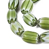 Handmade Millefiori Glass Barrel Beads LA-N002-07B-3