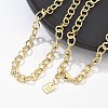 Brass Cable Chain Necklaces NJEW-H206-15G-3