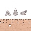 Tarnish Resistant Apetalous 316 Surgical Stainless Steel Cone Bead Caps STAS-M257-02-4