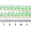 Baking Paint Transparent Glass Beads Strands LS-DGLA-A034-J8MM-D02-4