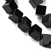 Natural Black Onyx Beads Strands G-C135-D02-03-4