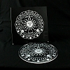Round Acrylic Pendulum Boards WICR-PW0003-002-1