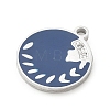 Twelve Constellations 304 Stainless Steel Enamel Pendants SA-CBAAE04-01P-12-2