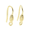 Rack Plating Brass Earring Hooks KK-F839-028G-1