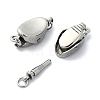 304 Stainless Steel Box Clasps STAS-Z066-05P-03-2