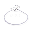 Natural Light Blue Agate Bead Bracelets BJEW-JB04555-03-1