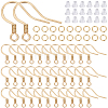 120Pcs 304 Stainless Steel French Earring Hooks with Coil STAS-SC0008-47-1
