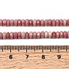 Natural Rhodonite Beads Strands G-G343-A01-2x4mm-5
