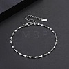 925 Sterling Silver Singapore Chains Necklaces for Women STER-H108-02G-2