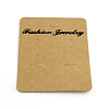 Rectangle Shape Cardboard Earring Display Cards LS-X-CDIS-Q001-41-1