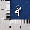 925 Sterling Silver Letter Charms LS-STER-C012-01S-P-3