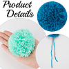 12Pcs 12 Colors DIY Craft Polyester Pom Pom Ball AJEW-CY0002-94-6