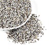 Spray Painted Picasso Cylinder Glass Seed Beads GLAA-T028-12A-09-1