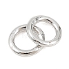 Brass Closed Jump Rings KK-D257-01P-10-2