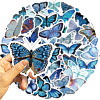 50Pcs Butterfly PVC Adhesive Waterproof Stickers Self-Adhesive Stickers PW-WG850F2-01-3