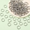 Tarnish Resistant 304 Stainless Steel Open Jump Rings STAS-N015-10-6x0.8mm-5