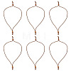 Adjustable Waxed Polyester Cord Necklace Making NJEW-TAC0028-3