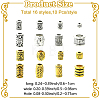 160Pcs 16 Styles Tibetan Style Zinc Alloy Beads TIBEB-YW00010-41-2