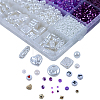 DIY 24 Style Acrylic & ABS Beads Jewelry Making Finding Kit DIY-NB0012-02A-2