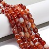 Natural Banded Agate Beads Strands G-G172-02A-2