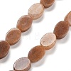 Natural Red Aventurine Beads Strands G-P559-B14-01-1