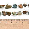 Raw Rough Natural HuBei Turquoise Beads Strands G-A322-B03-01-4
