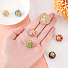   60Pcs 6 Color Handmade Polymer Clay Rhinestone Beads PORC-PH0001-38-3