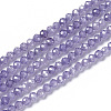 Cubic Zirconia Beads Strands G-F596-48E-3mm-1