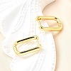 Brass Huggie Hoop Earrings EJEW-F245-04G-A-1