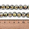 Handmade Foil Glass Beads Strands FOIL-Q002-01A-04-4