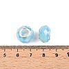 Imitation Jade Glass European Beads GPDL-N004-B14mm-A03-3